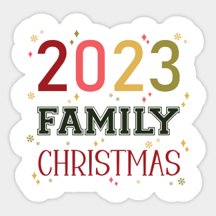 2023 Family Christmas Sticker